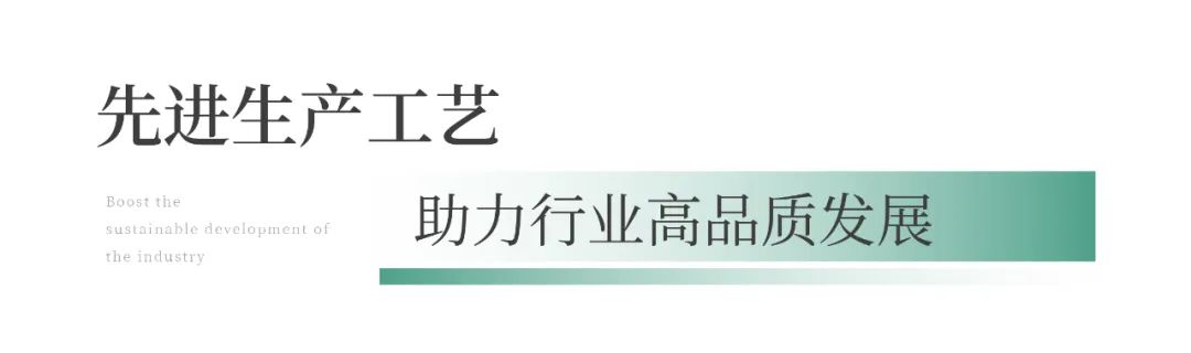 先進生產工藝